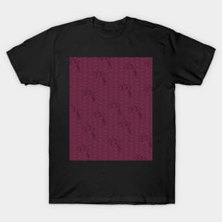 JK Waves: Merlot T-Shirt